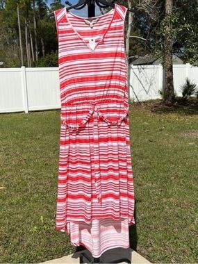 NWT striped Sonoma 2X dress Removable belt